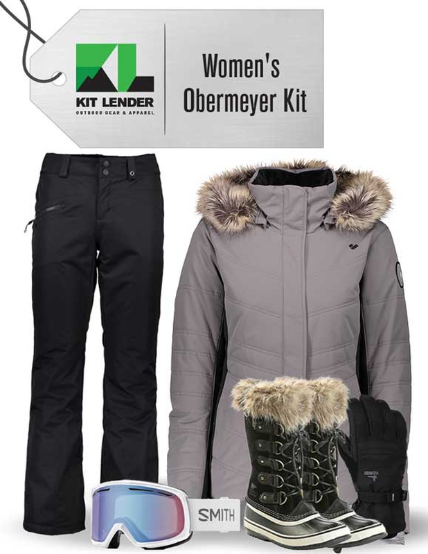 [Complete Outerwear with Boots KIT] - Womens - Obermeyer (Grey | Fur ...