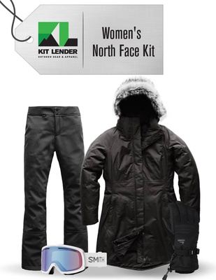 [Complete Outerwear KIT] - Womens - The North Face (Black | Fur Hood ...
