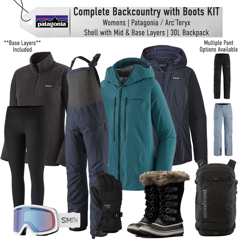 [Complete Backcountry with Boots KIT] - Womens - Patagonia (Blue ...