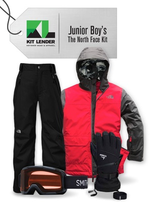 [Complete Outerwear KIT] - Jr Boys - The North Face (Red | Freedom ...