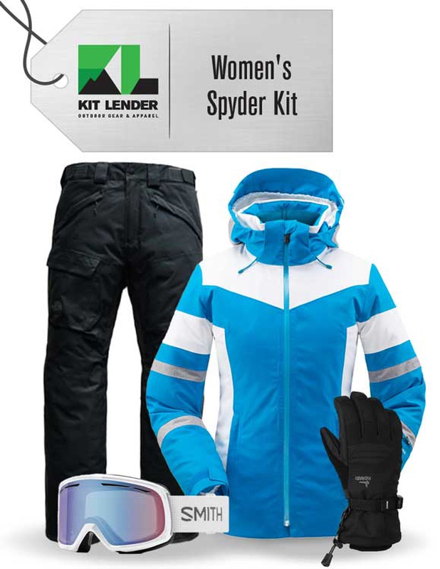 [Complete Outerwear KIT] - Womens - Spyder (Blue / White | Gore-Tex ...