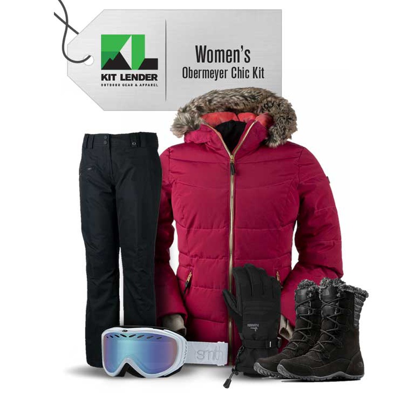 [Complete Outerwear with Boots KIT] - Womens - Obermeyer (Pink | Fur ...