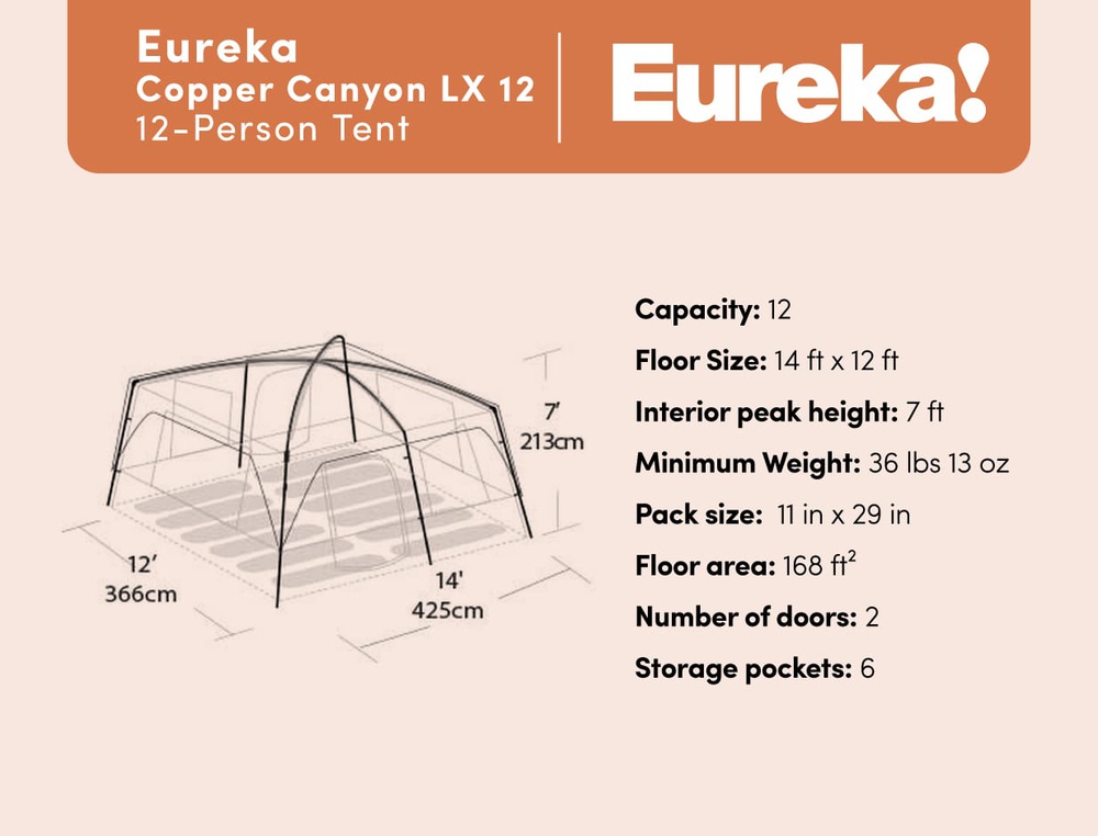 [Tent] - Eureka (Copper Canyon LX 12)