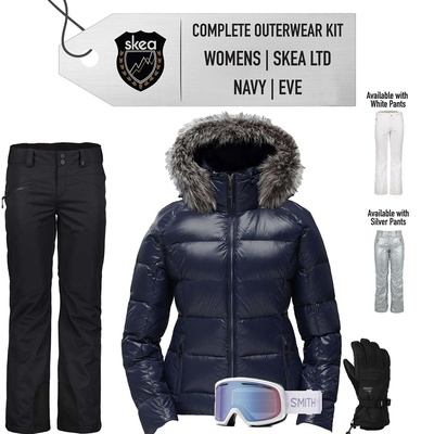 [Complete Outerwear KIT] - Womens - Skea (Navy | Fur Hood | Eve Parka ...